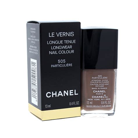 chanel le vernis 505 particulière|Chanel le vernis nail color.